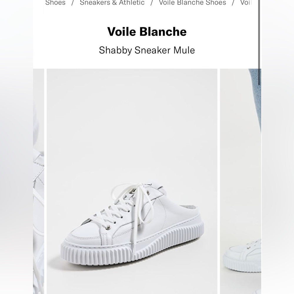 In search of Voile Blanche shabby sneaker mule in size 39 (8.5 or 9)